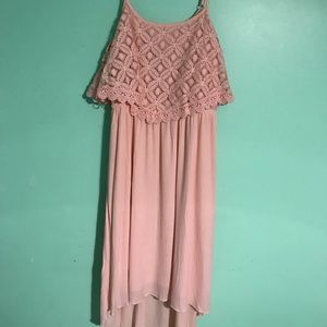 Light pink flowy dress